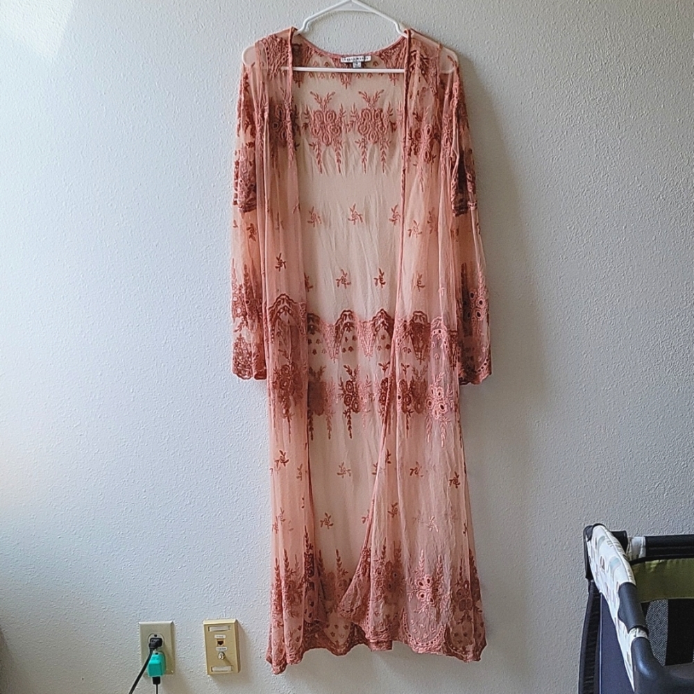 Lace outerwear